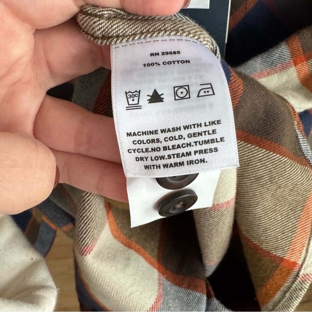 NWT PENDLETON Burnside Double Brushed Flannel 100… - image 7